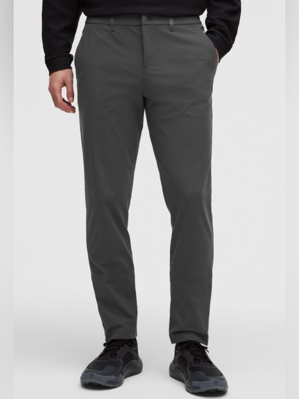 Lululemon Men’s ABC Classic-Fit Trouser 32L Warpstreme Pants 30W OBSIDIAN
